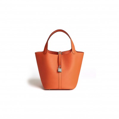 HERMES PICOTIN LOCK 22 TAURILLON CLEMENCE H060991CK93 (22*21*17cm)